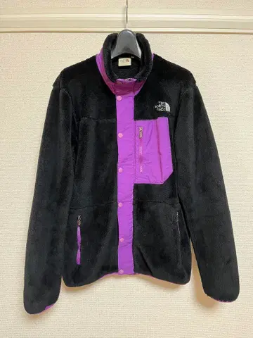 THE NORTH FACE 플리스 자켓 블랙/퍼플 사이즈 M
