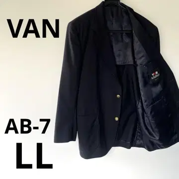 VAN 자켓 네이비 골드 버튼 LL AB-7 일본제