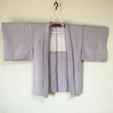 은란직? 은사의 직물 꽃무늬 겉옷 쇼와 레트로