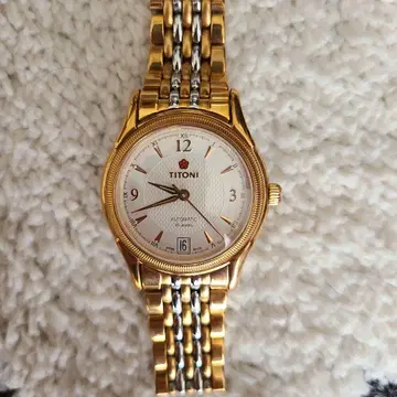 치토니 골드 남성용 25석 자동 와인딩