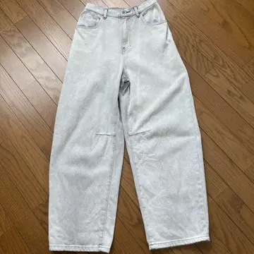 렙심 커브 데님 팬츠 M 라이트 그레이