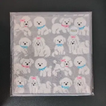 페이러 모후모후 완찬 타월 손수건 실버 그레이 x 라이트 그레이