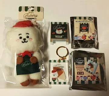 BT21 마스코트 클립 키링 베이커리 RJ JIN