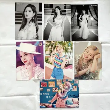TWICE 다현 랜티큘러 포토카드 7장 세트