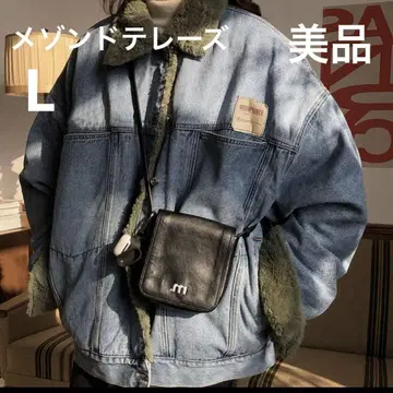 새상품급 메종 드 테레즈 데님 자켓 데님 코트 G자켓