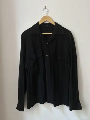 T.T. 블랙 실크 100% 셔츠 Taiga Takahashi