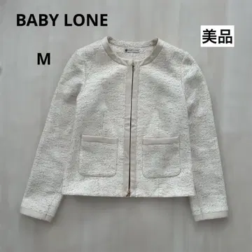 [ 새상품급 ] BABYLONE 바빌론 노카라 트위드 자켓 가을/겨울