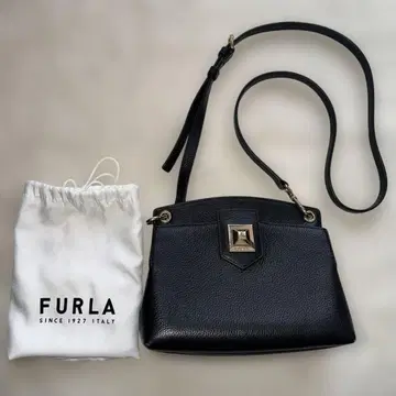 [ 고품질 ] FURLA 훌라 아나 숄더백 시보가죽 블랙 가죽