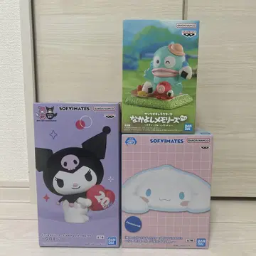산리오 캐릭터 피규어 3개 묶음 판매