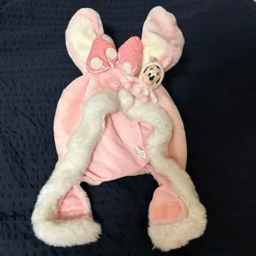 미니 마우스 토끼 귀 모자 핑크