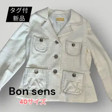 [택 포함 새상품] Bon sens 트위드 자켓 40 샵 채널