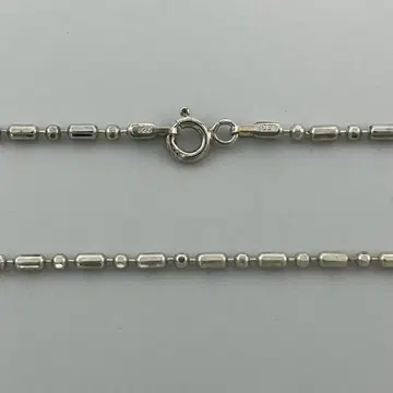 실버 925 변형 볼체인 약 45cm