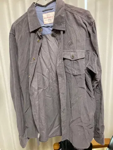 Weatherproof Vintage 코듀로이 셔츠 L VW 로고 자수