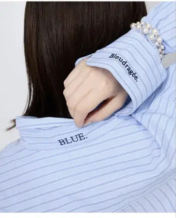 SLOBE IENA 해피 컬러 셔츠 블루