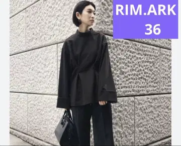 RIM.ARK 빅 슬리브 상의 블랙 36