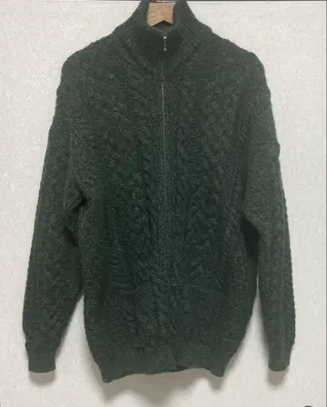피셔맨 니트 아란 니트 아일랜드제 90s XL