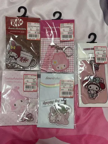 마이멜로디 아베일 아크릴 키링 묶음 판매