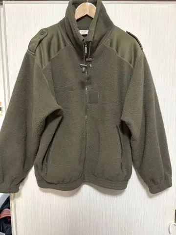 실물 USED 프랑스군 콜드웨더 플리스 자켓 OLIVE