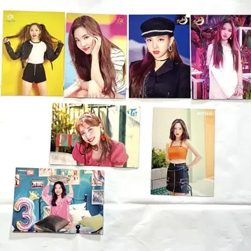 TWICE 나연 랜티큘러 포토카드 7장 세트
