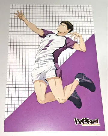 하이큐!! 우시지마 와카토시 엽서 특전 아키하바라