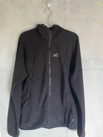 밀레 블랙 플리스 자켓 XL