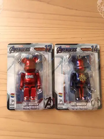 BE@RBRICK MARVEL 어벤져스 베어브릭 2세트