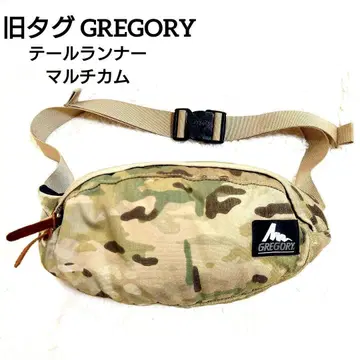 구형 GREGORY 테일 러너 멀티캠 힙색 카모플라주