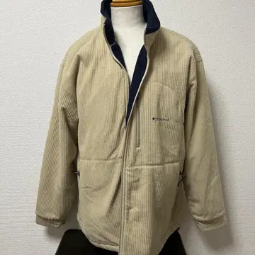 컨버스 코듀로이 원단 베이지 안감 퀼팅 남성용 3L 사이즈