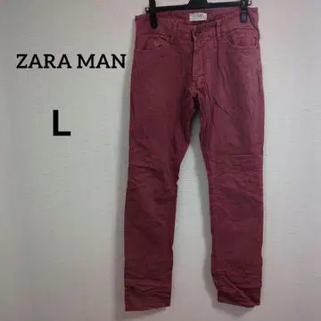 ZARA MAN 슬림핏 핑크 데님 팬츠 EU42/US32