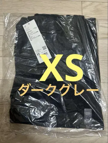 UNIQLO U 브러쉬드 맨투맨 와이드 팬츠 XS 다크 그레이
