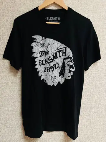 새상품급 BLKSMTH 블랙스미스 반팔 T셔츠 인디언 헤드 M