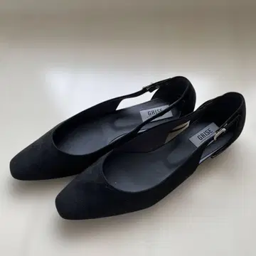 블랙 플랫슈즈 25cm 루타롱그리스