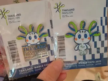 태국 핀 배지 푸자이 2025만박 두 종류 세트