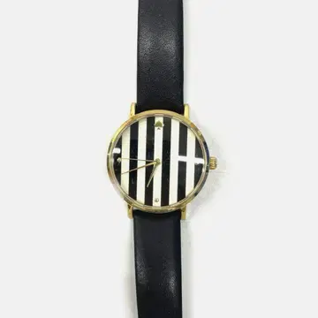 케이트 스페이드 KATE SPADE 스트라이프 쿼츠 손목시계 32531