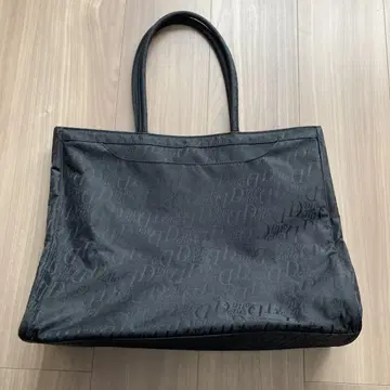 블랙 토트백 로고 대용량