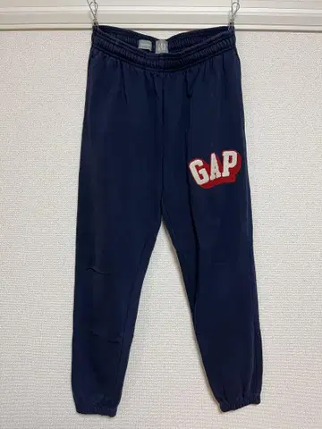 GAP 네이비 스웨트 팬츠 로고 사이즈 XS 갭