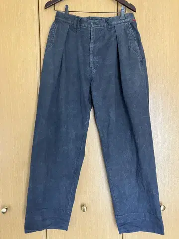 anachronorm 아나크로 DENIM TUCK WIDE PANTS