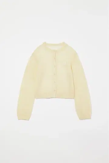 eaphi LOGO SHEER KNIT CARDIGAN