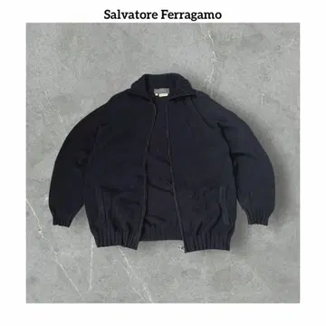 살바토레 페라가모 이탈리아제 집업 니트 가디건 M