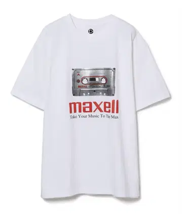 Maxell 카세트 테이프 T셔츠 M 사이즈