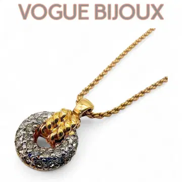 VOGUE BIJOUX 목걸이 골드 원형 큐빅 고품질