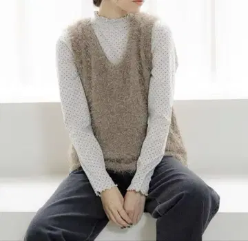 studio CLIP 3G 복슬복슬 얀 베스트