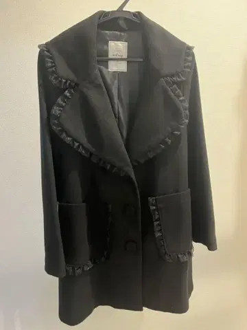 앙크루즈 코트 블랙