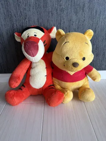 티거와 푸우 봉제 인형 세트