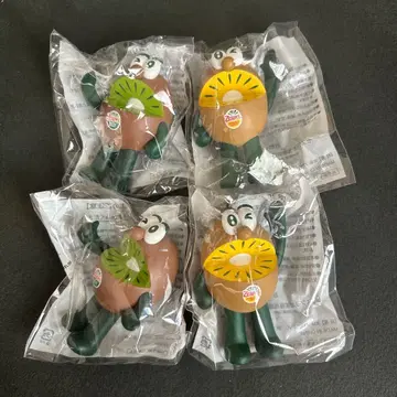 Zespri 키위 브라더스 피규어 골드 그린 총 4개 세트
