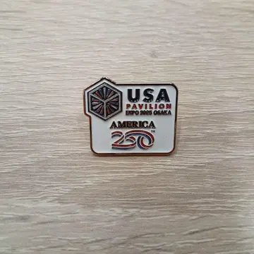 USA Pavilion 미국 독립 250주년 기념 이벤트 핀 배지