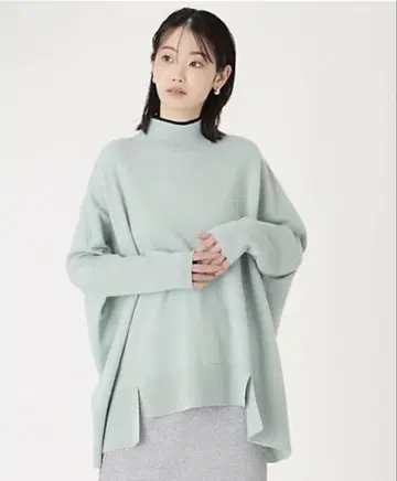 24AW CAST: 캐스트 콜론 오버 사이즈 터틀넥 니트