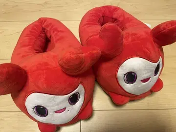 TWICE LOVELYS GiGO 한정판 봉제 인형 슬리퍼 채영