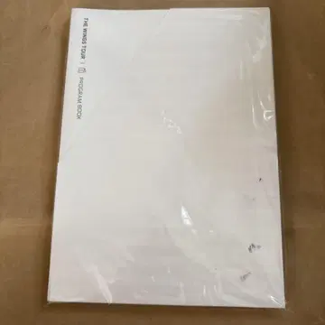 THE WINGS TOUR 프로그램 북 BTS