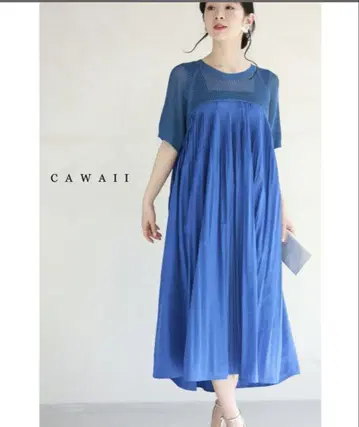 cawaii ( S~3L 대응 ) 택 포함 새상품 메쉬 절개의 원피스